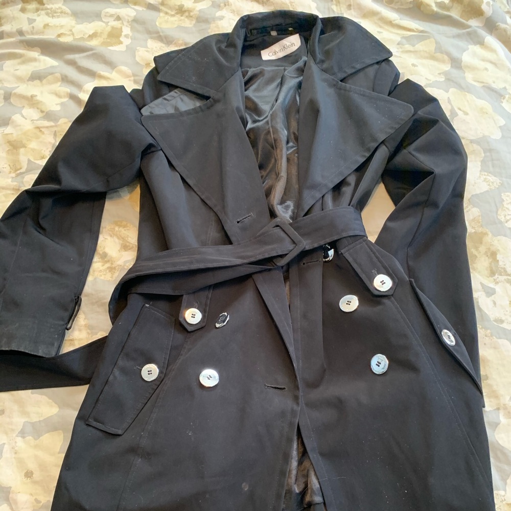 Winter jacket with belt